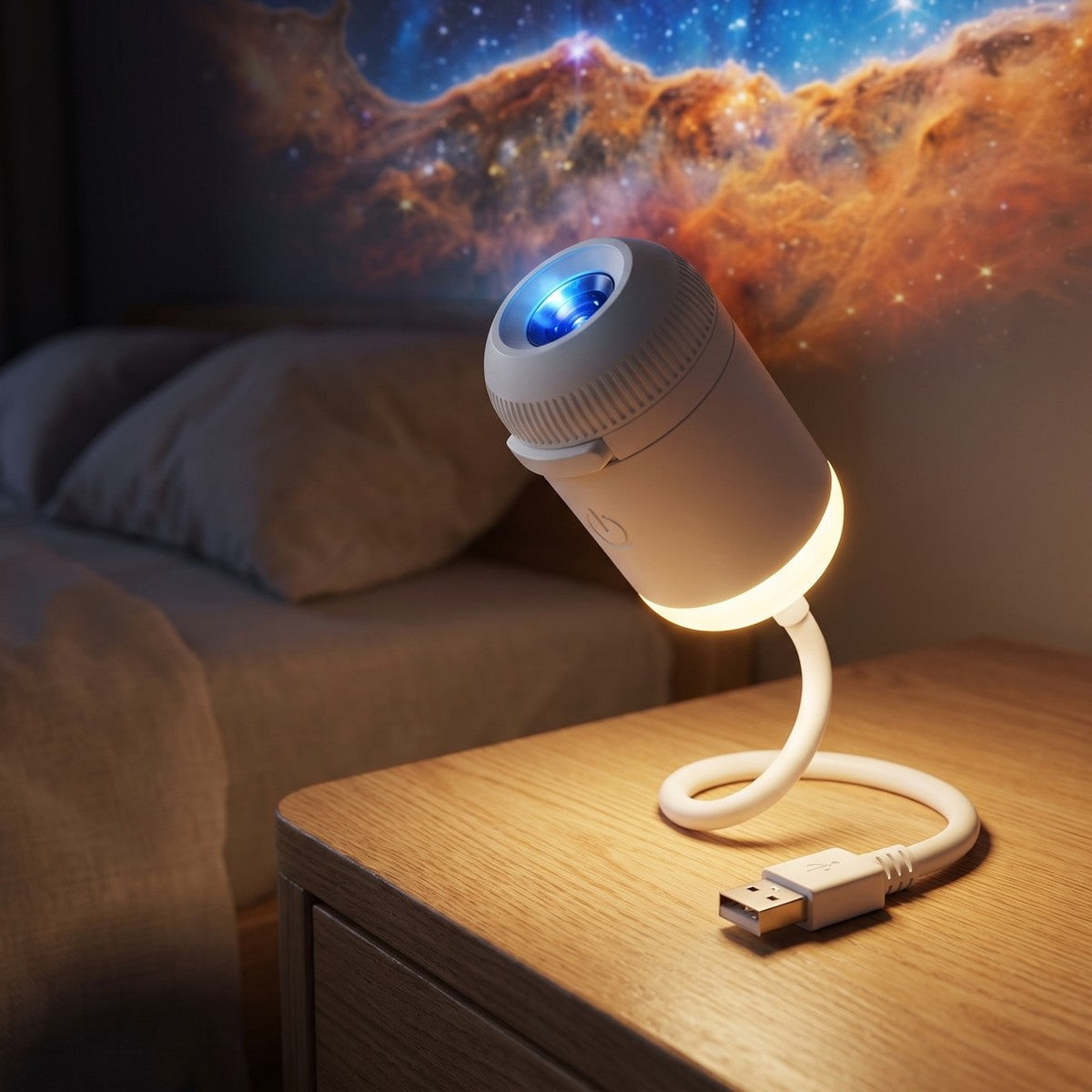 Starly on a nightstand