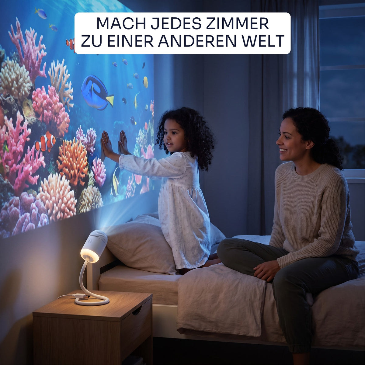Starly verwandelt die Wand im Kinderzimmer in ein Korallenriff