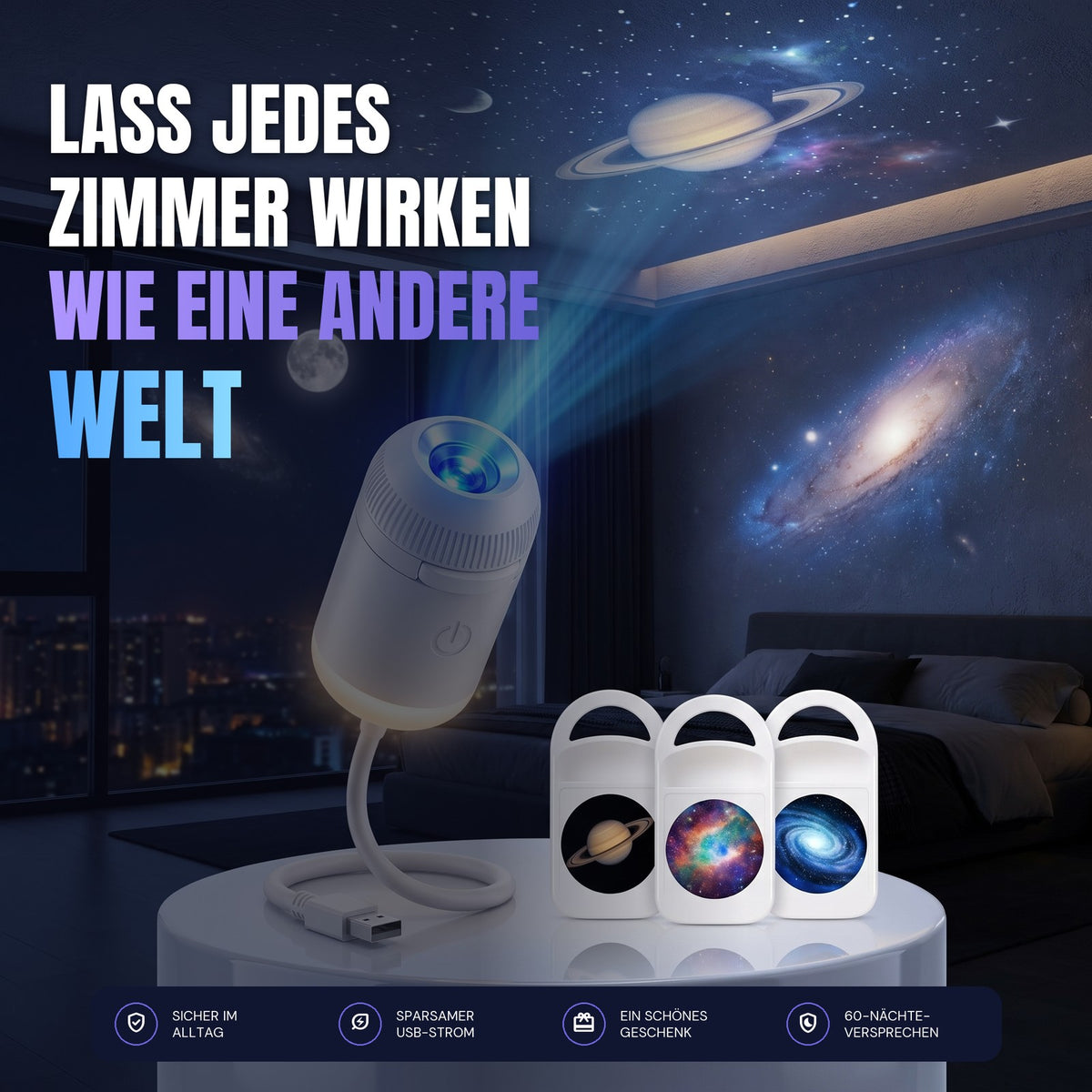 Starly mit drei Bildscheiben
