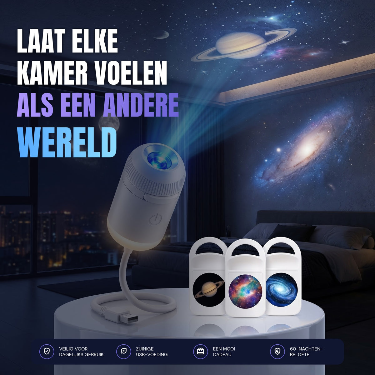 Starly met drie beeldschijven